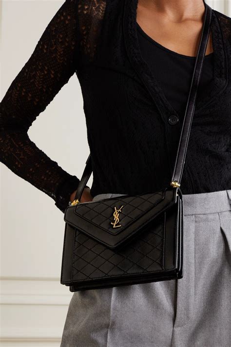 ysl gaby shoulder bag|Saint Laurent Gaby Quilted Leather Shoulder Bag .